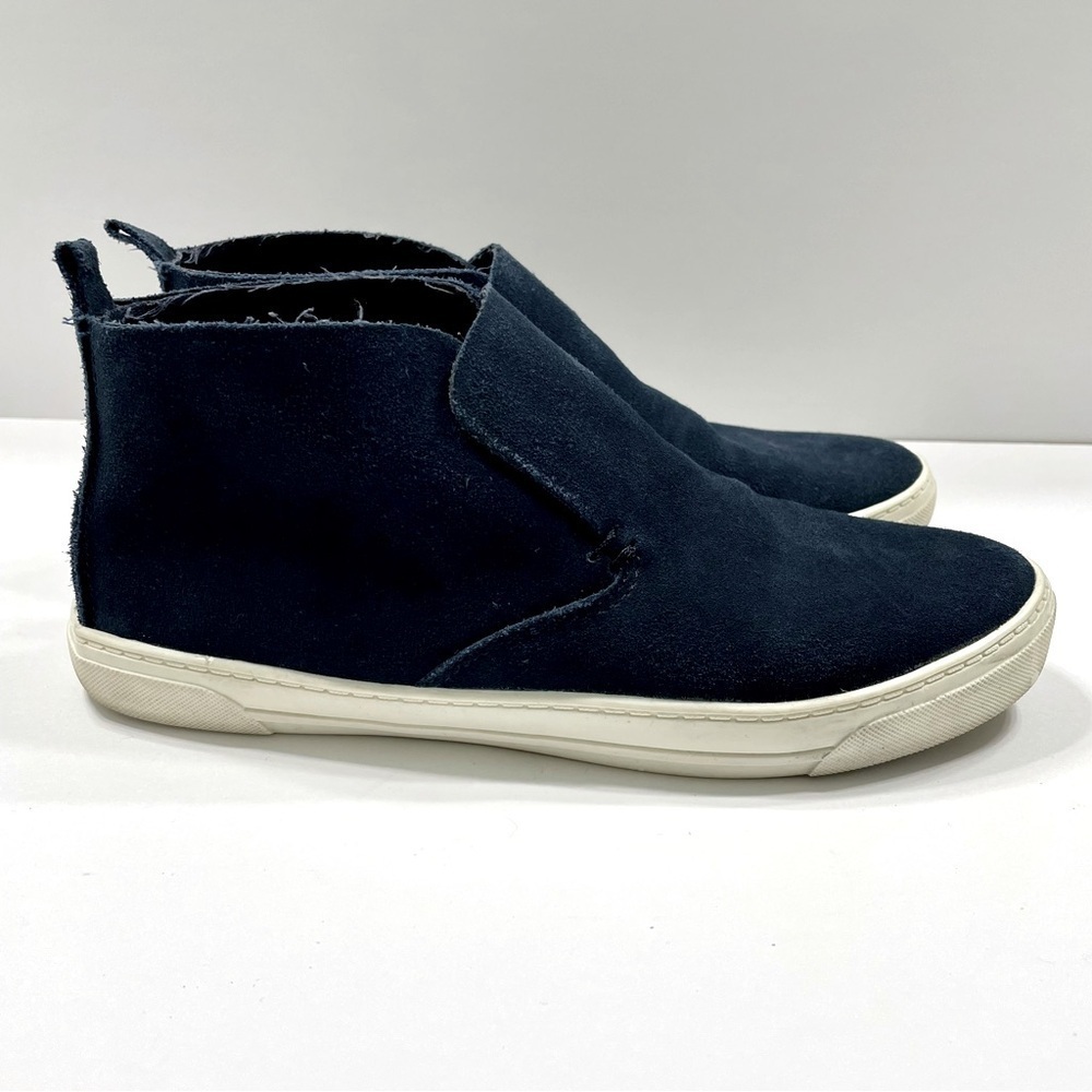 Dolce Vita Roselyn Women’s High Top Suede Sneakers Navy Blue Size 7.5 - Picture 3 of 10